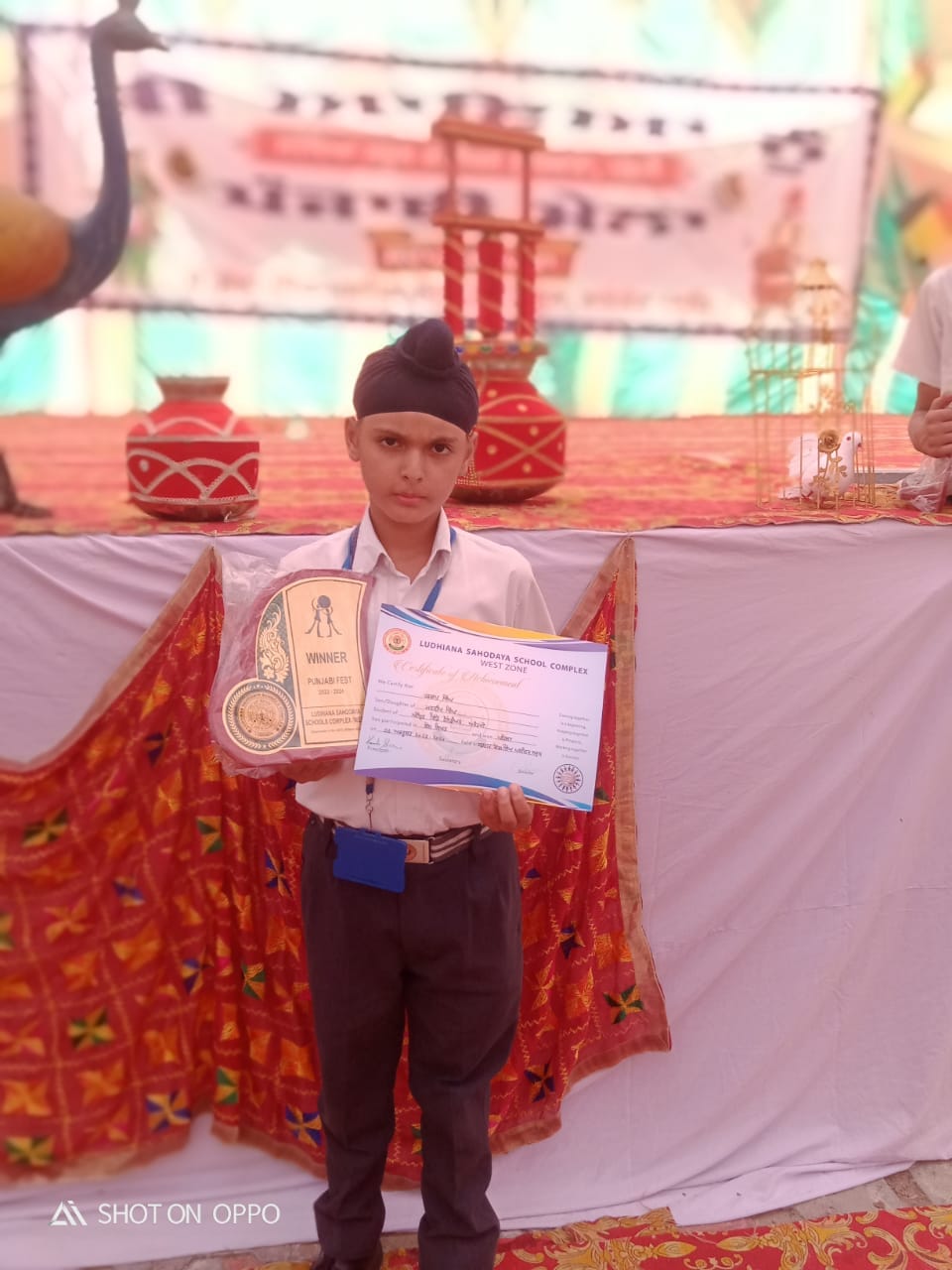 Amrit Indo Canadian Academy Seizes Victory at Sahodaya Inter-School Punjabi Fest